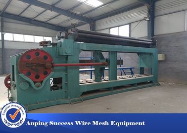 China 80x100mm Gabion Wire Mesh Weaving Machine Adopts PLC Automatic Control supplier