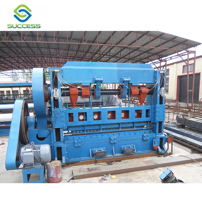 China Nude Package 3-6mm Wire Mesh Making Machine Blue Color supplier