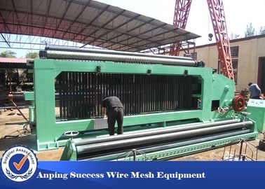 China Gi Wire And Pvc Coated Wire Gabion Mesh Machine With Speed 20-30 Times/Min supplier