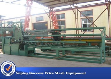 China Double Wire Chain Link Fence Making Machine With Advanced Technology Low Noise supplier