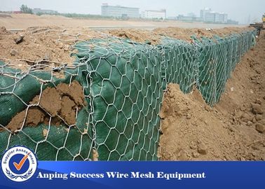 China Galvanized Low Carbon Gabion Wire Mesh Galfan Material 10x12Cm supplier