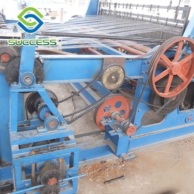 China Galvanized Iron Wire Mesh Machine for Double Crimped Weaving supplier