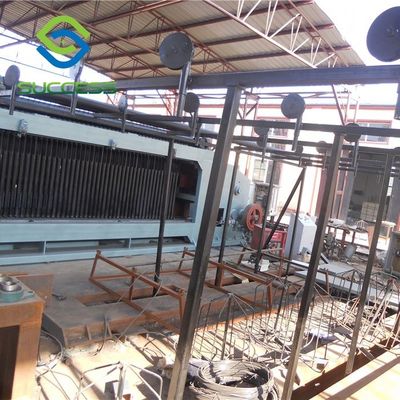 China Heavy Duty Industrial Automatic 4300mm PLC Gabion Mesh Weaving Machine supplier