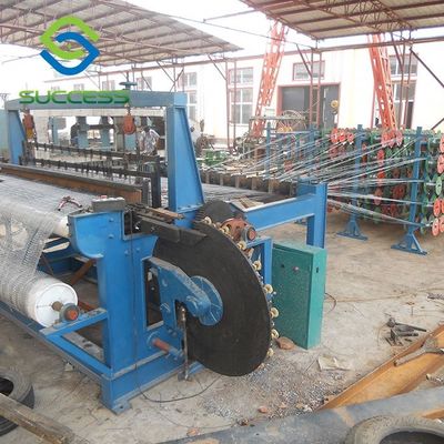 China 0.4-2.5mm Output Crimped Wire Mesh Machine For Galvanized / PVC Coated Stainless Steel Wire supplier
