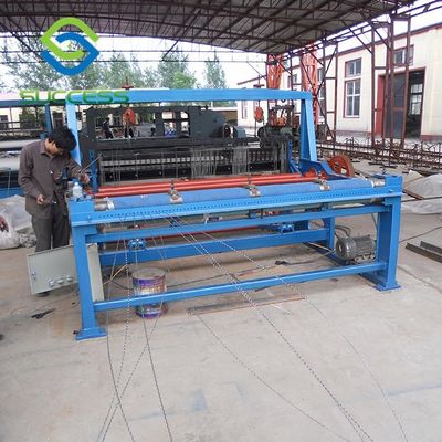 China Powerful Woven Crimped Wire Mesh Machine 50Hz or 60Hz Power for 2300-4300mm Netting Width supplier