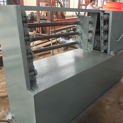 China Hole Size 6 8 8 10 10 12 12 15 Gabion Making Machine Utilizing Pvc Coated Wire Providing Durable Wire Mesh Manufacturing supplier