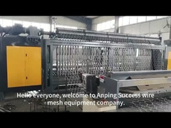 High Speed Gabion Mesh Machine With PLC Automatic Control / Hydraulic Drive