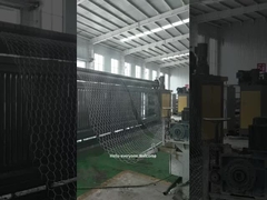 CNC type gabion machine with the mesh cutting machine